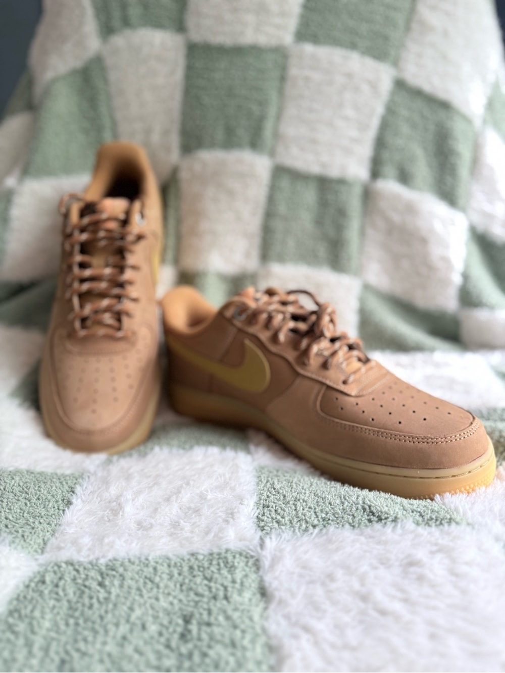 Nike Air Force 1 Low Flax Wheat 🌾 Suede Gum Sole CJ9179-200 Men’s